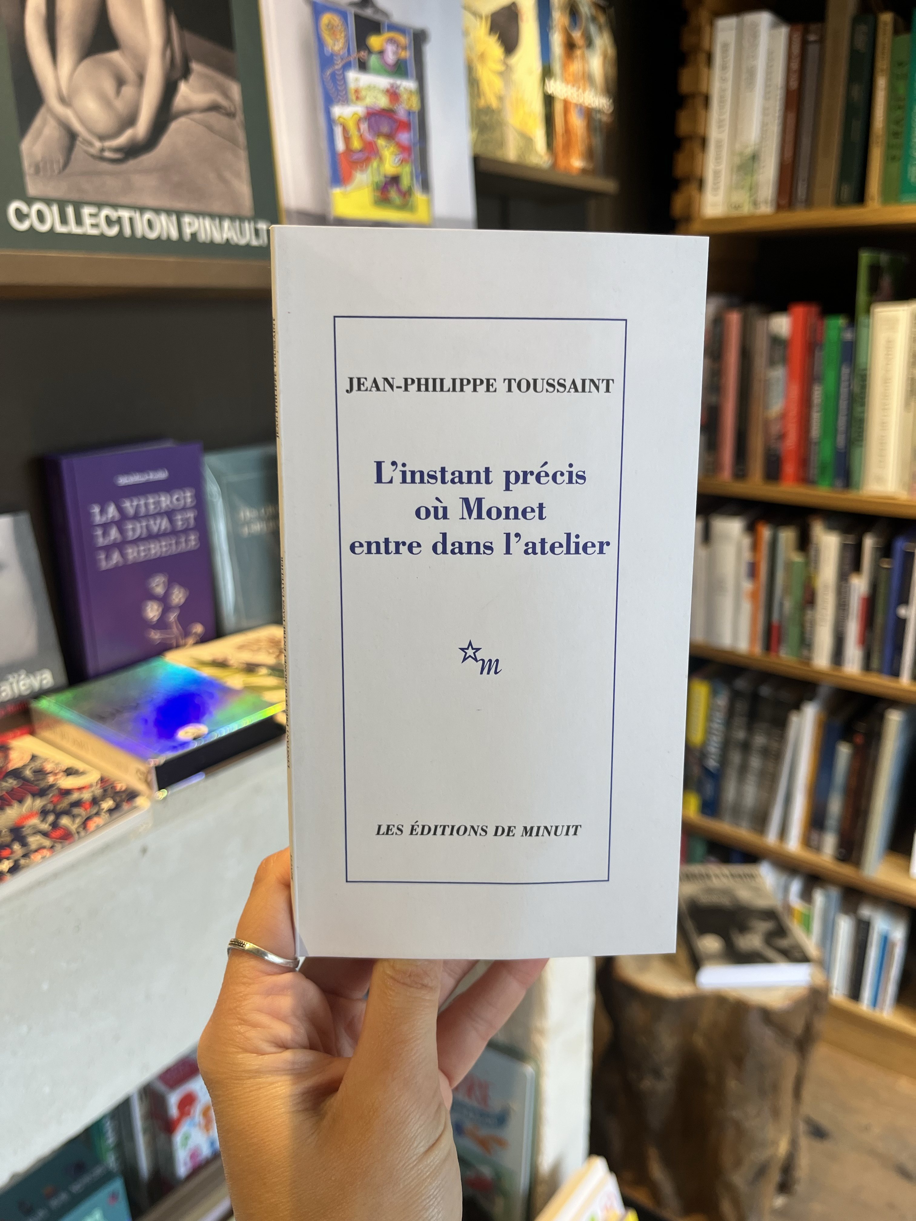 L'Instant précis où Monet entre dans l'atelier