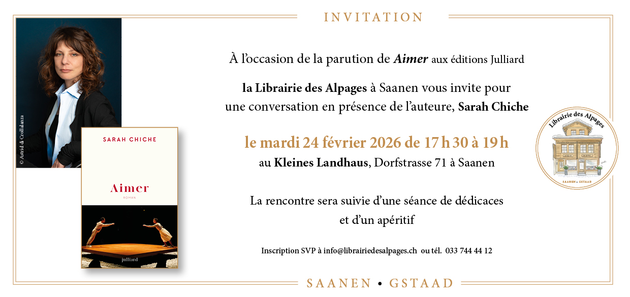 Conversation avec Sarah Chiche