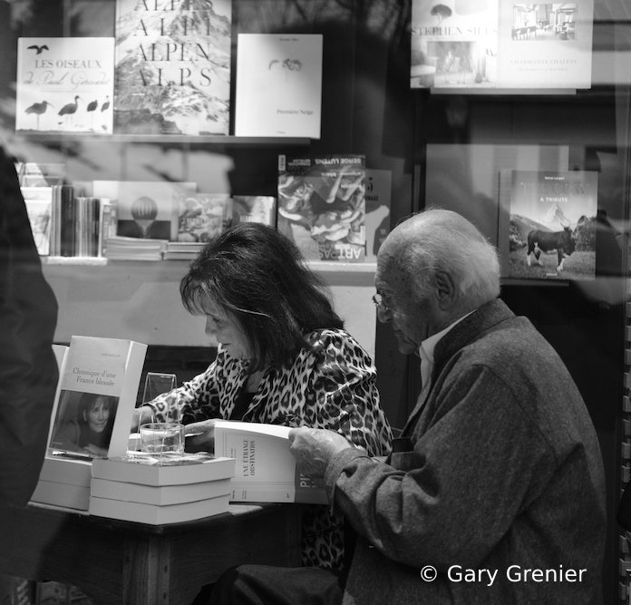 Anne Sinclair and Pierre Nora