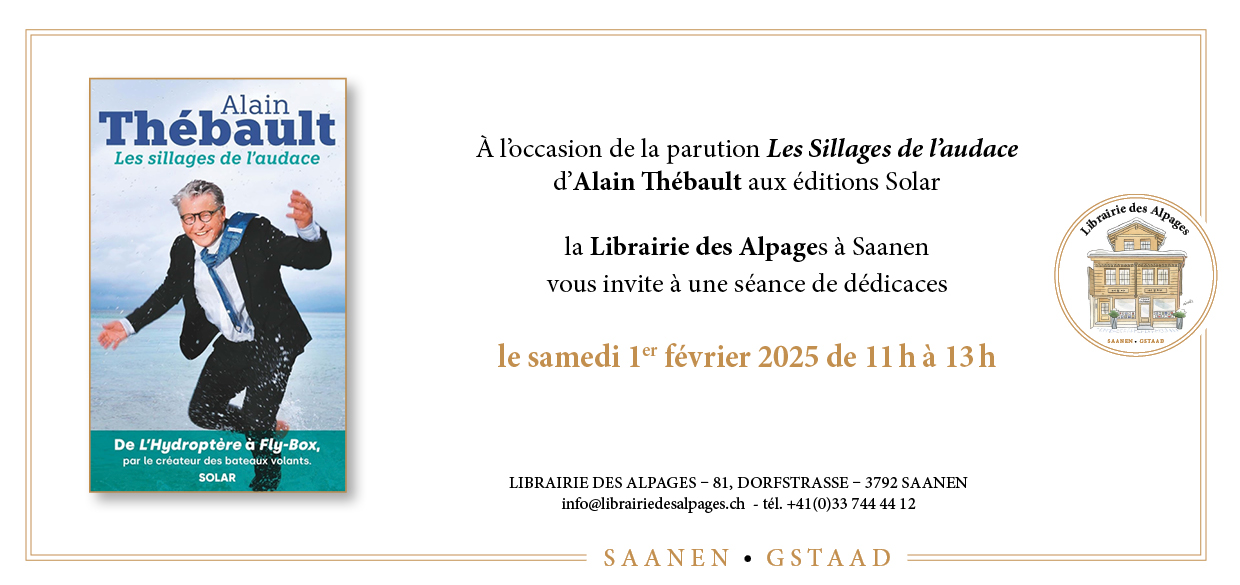 Séance de dédicaces avec Alain Thébault