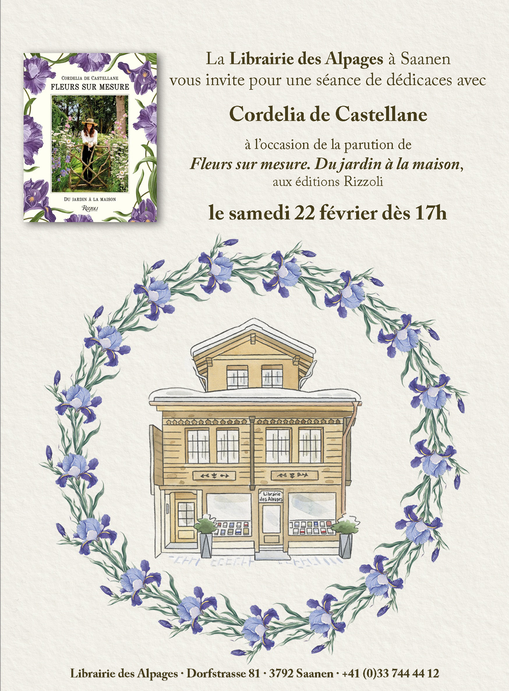 Séance de dédicaces avec Cordelia de Castellane