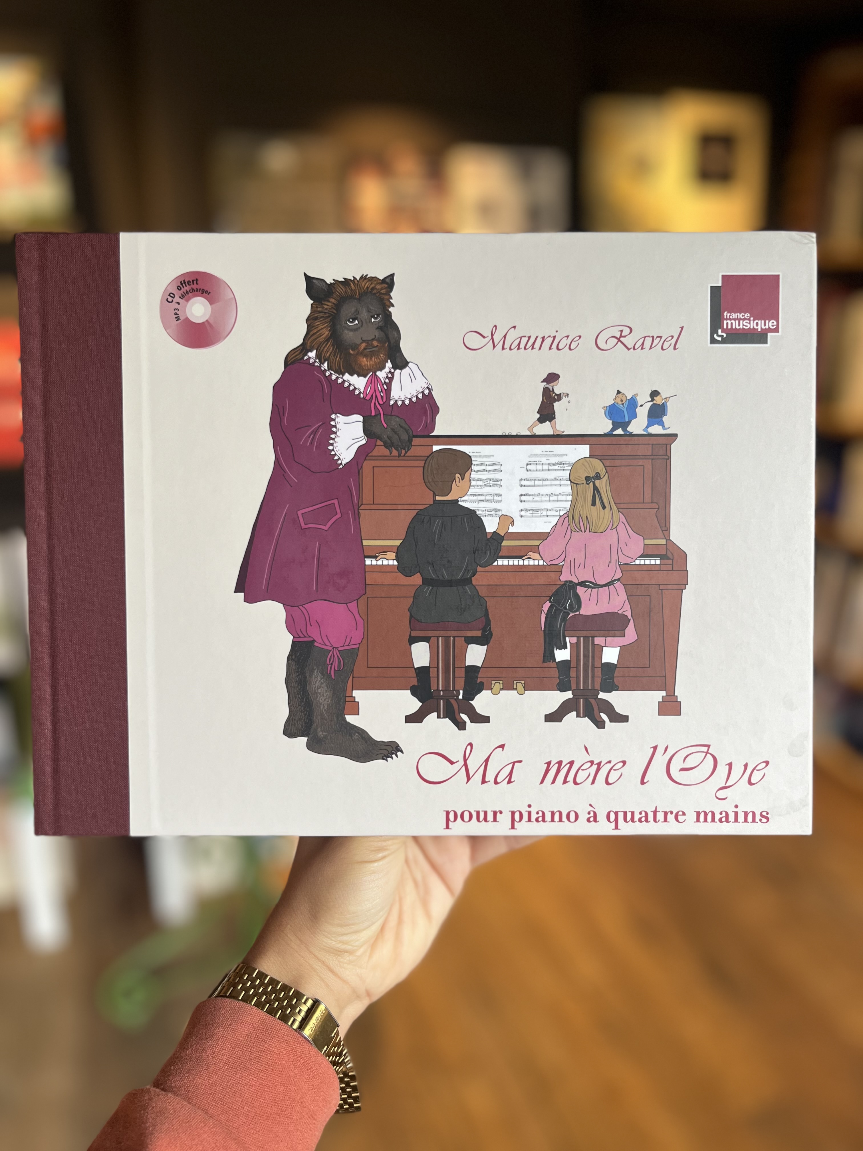 Ma mère l’Oye, pour piano à quatre mains